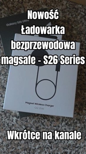 Samsung Magnet Wireless Charger Qi2 25W ep-p2900 - ładowarka magsafe - S26 Series #magsafe #wireless