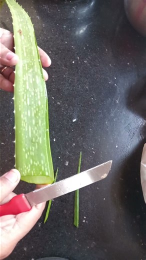 aloevera face pack making process #myworld #makeup #vlog #beauty #facemask