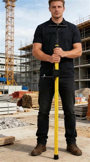 Levelling pros, this pole is a must-have 📏 2.8M telescoping, adjustable, fits laser levels perfectly. Reach high spots easily, no more wobbly setups. DIY/construction just got simpler! #ToolTok #DIYProjects