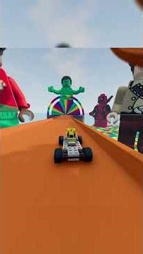 LEGO Cars vs Double Loops: Epic Crashes and Fails! 🏎️💥 #LEGO #LEGOGo #3DAnimation #LEGOChallenge