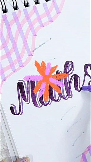 Creative Front Page Design for Maths Project 2025 | Easy & Beautiful Cover Page Ideas ✨ #shorts