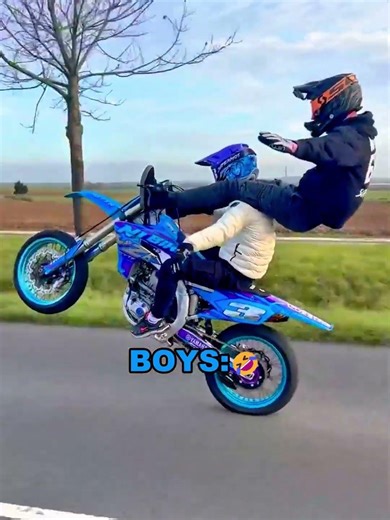 Stunts are only for real MEN 💀#dirtbike #edit #stunts #trollface #shorts