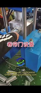 Shutter Door Roll Forming Machine，Станок для изготовления ставней，ماكينة تشكيل أبواب الستائر