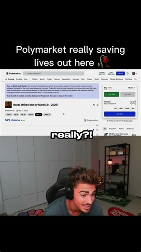 I don’t think he going😭 ‪@TJRTrades‬ @polymarket #polymarket #tjr #unlockliquidity #izrael #trading