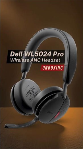 Dell WL5024 Pro Wireless ANC Headset Unboxing | ANC, Wireless & Features