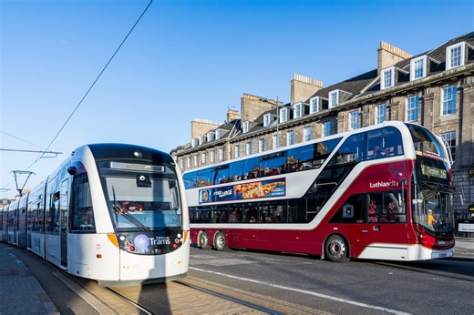 Edinburgh public transport: Lothian Buses and Edinburgh Trams both report increased patronage for 2025