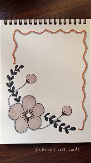 Aesthetic Border Design Ideas for Projects and Notes