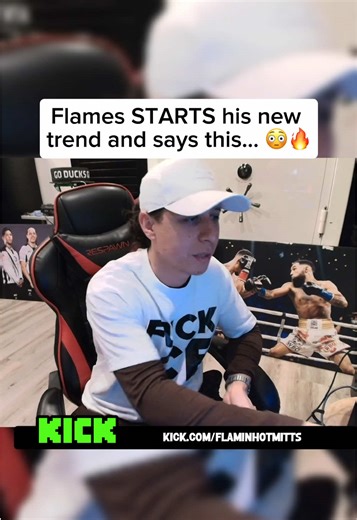 Flames STARTS his new trend and says this… 😳🔥 #flaminhotmitts #fyp | flamin hot