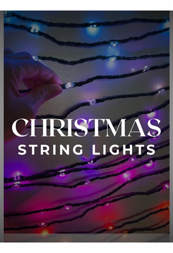 rgbicw lights are super bright with red, green, blue, and white leds. white led makes colors pop and gives true white light. each light can change color, so you can make cool patterns. they use less power and work great with apps for full control. 🎄🌈🤶🏻 #christmas #holidaydecor #holidayhaul #stringlights #christmastree