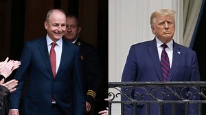 Watch: Trump greets Irish leader at White House