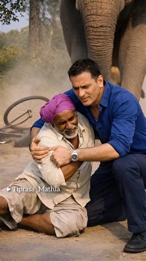 "A true hero loves animals as much as people ❤️🐘 —#zubeen_garg