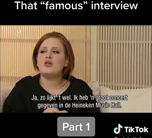 ADELE Interview: Part 1