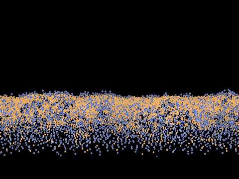 Bloopers 29: Instability in the Rayleigh-Taylor instability on a sphere as temperature is increased