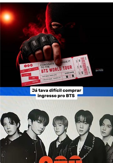 ⚠️ ATENÇÃO ARMY! Pelo menos 10 perfis falsos que simulavam o site oficial da Ticketmaster foram identificados vendendo ingressos falsos pro show do BTS no Brasil. Os golpistas miravam especialmente nos fãs que tentaram comprar na pré-venda do dia 7 de abril. Compre APENAS pelo site oficial da Ticketmaster. Desconfie de links por direct, WhatsApp ou redes sociais. Se o preço parecer bom demais, é golpe. Compartilha pra proteger outras ARMYs 💜 Fonte: Metrópoles #BTS #BTSnoBrasil #ARMYBrasil #Ingr