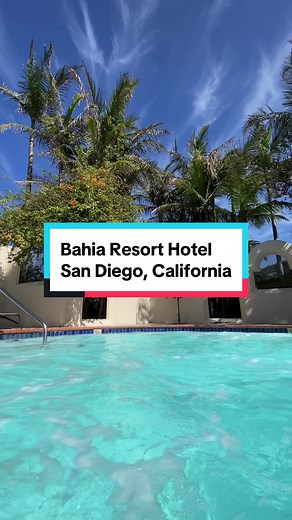 Our stay at the Bahia Resort Hotel in San Diego, California. A beautiful beachside resort in Southern California 🏝️☀️ #sandiego #southerncalifornia #californiaadventure #pacificocean #beachvibes #beach #summer #summervibes #traveltips #travellife #travel #traveling #bahiaresort #bahiaresorthotel @e_dizzleee @Bahia Resort Hotel