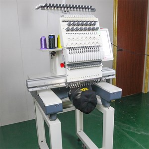 [Hot Item] Cap Embroidery Machines 1 Head 15needle Commercial 2ND Hand Computer Embroidery Machine Embroidered Frame 28 Head China