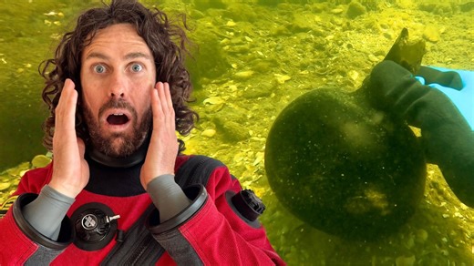 I went scuba diving for treasures, and here's what I found!