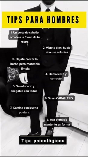 Tips para hombres #psicologia