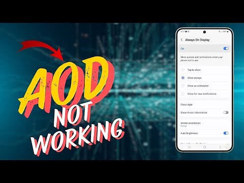 How to Resolve Galaxy S24 Always On Display Not Working