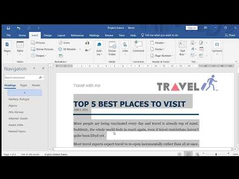 Mos Word 365/2019 Mock Test 3 (Project 4)