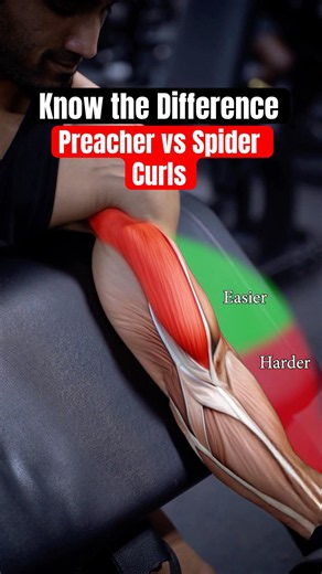 Preacher Curls vs. Spider Curls: Know The Difference ⚠️