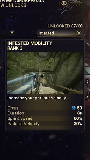 How to get infested mobility in Warframe - Warframe tips and tricks #warframe #warframecommunity #warframetiktok