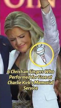 6 Christian Singers Who Performed FREE at Charlie Kirk’s Memorial Service The Last Will Surprise You
