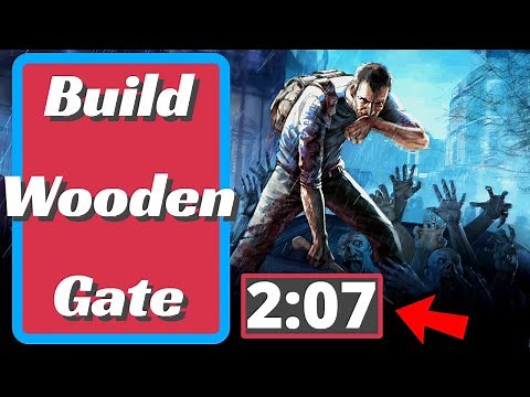 How to Build Wooden Gate - Project Zomboid