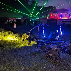 Electric Tracked Tricycle for EMF camp