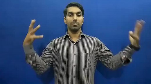 Watch how to sign 'fabulous' in American Sign Language.
