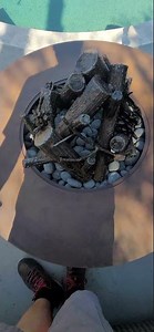 Fire Pit Set up: Lava set up and lighting #propanefirepit #firepit