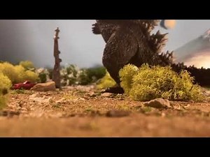 Fake Godzilla vs Anguirus Fight Recreation