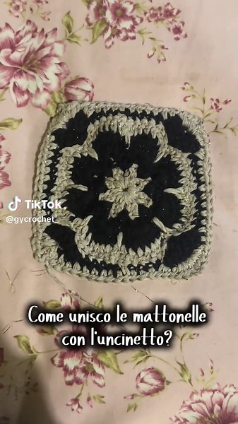 Come unire le mattonelle all'uncinetto in modo semplice