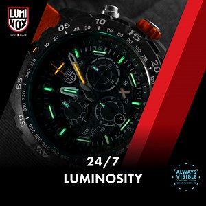Easy to read, day or night! Luminox Light Technology makes your watch glow without pressing a button. | Luminox