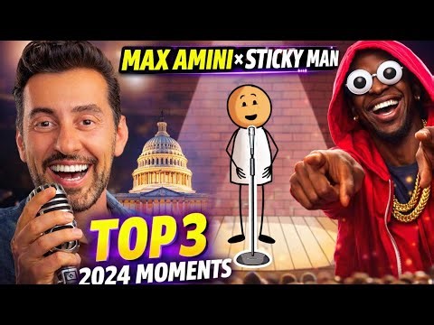 Best of Max Amini 2024 X Sticky Man | Stand Up Comedy ‪@MaxAmini‬