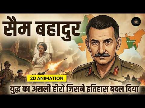 Field Marshal Sam Manekshaw | वो शख्स जिसने पाकिस्तान को झुकाया | 1971 War Story | 2D Animation