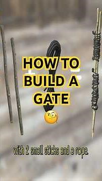 How To Build a Gate in DayZ #shorts