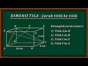 DIMENSI TIGA - Jarak titik ke titik pada balok
