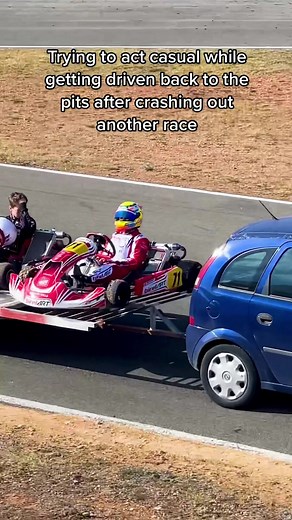 Karting Crash: Trying to Act Casual After Crashing Out