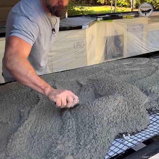 1.6M views · 10K reactions | How to Make Concrete Countertops for an Outdoor Kitchen | Bourbon Moth Woodworking | Facebook