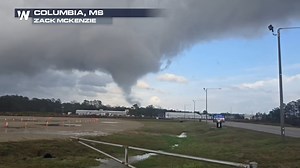 BREAKING: A tornado was spotted near Columbia, MS Wednesday afternoon as severe storms have raced across the southeast. We're continuing our LIVE coverage of this severe weather situation on-air. Read more: https://www.weathernationtv.com/news/stormy-soggy-south | WeatherNation