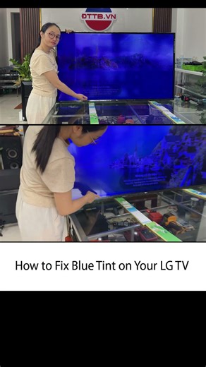 How to Fix Blue Tint on Your LG TV #tvrepair #phamxoa #smarttv