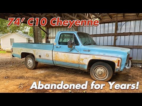 1974 C10 BARN FIND! Extremely RARE options! You won’t believe what we found!