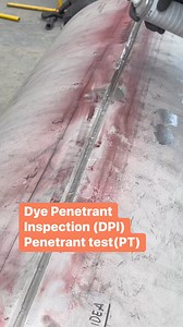 Dye penetrant inspection #ndt #inspection #tigwelding #pipewelding #rootpass #tigweldingstainlesssteel #seamweld #PT | SnapterZ