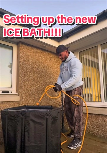 Setting Up My New Ice Bath for Refreshing Recovery