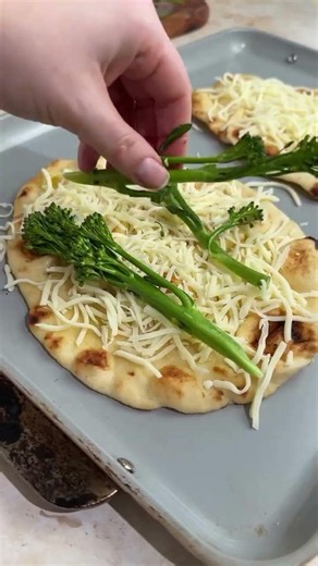 Bimi® Baby Broccoli Naan Pizzas