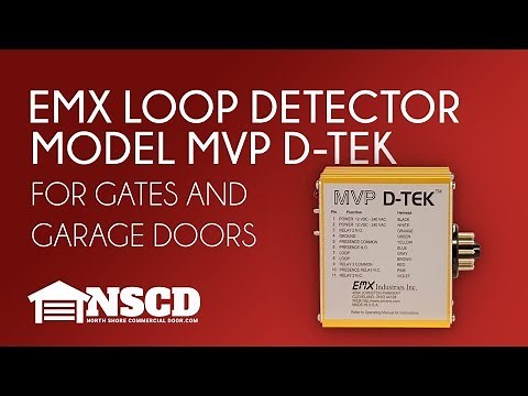 EMX MVP D-TEK Gate and Garage Door Loop Detector