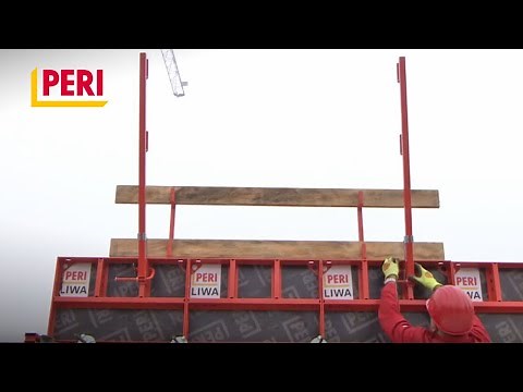 TRAINING | How to install the scaffold brackets of PERI LIWA/HANDSET Wall Formwork (EN)