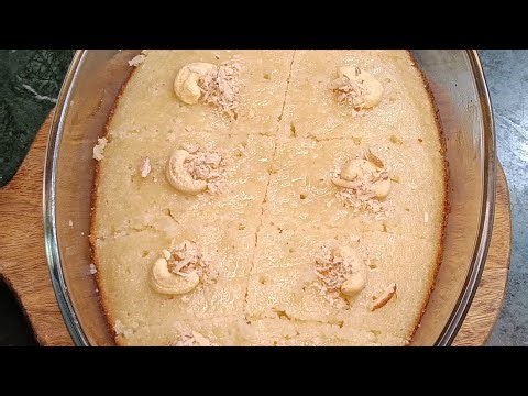 Arabic desert basbousa sweet recipe || authentic Arabic desert basbousa recipe || #basbousarecipe