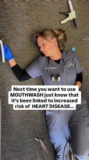 SKIP the mouthwash! Recent studies have shown that using mouthwash can nearly DOUBLE your risk of high blood pressure... but why? Mouthwash kills bacteria on your tongue that prodcue roughly 50% of your body’s nitric oxide. So when you kill those bacteria, you reduce your nitric oxide production in your body (which keeps your blood vessels flexible) and this causes your blood pressure to SKYROCKET. Neglecting your mouth can harm your heart and the rest of your body. So use a tongue scraper inste